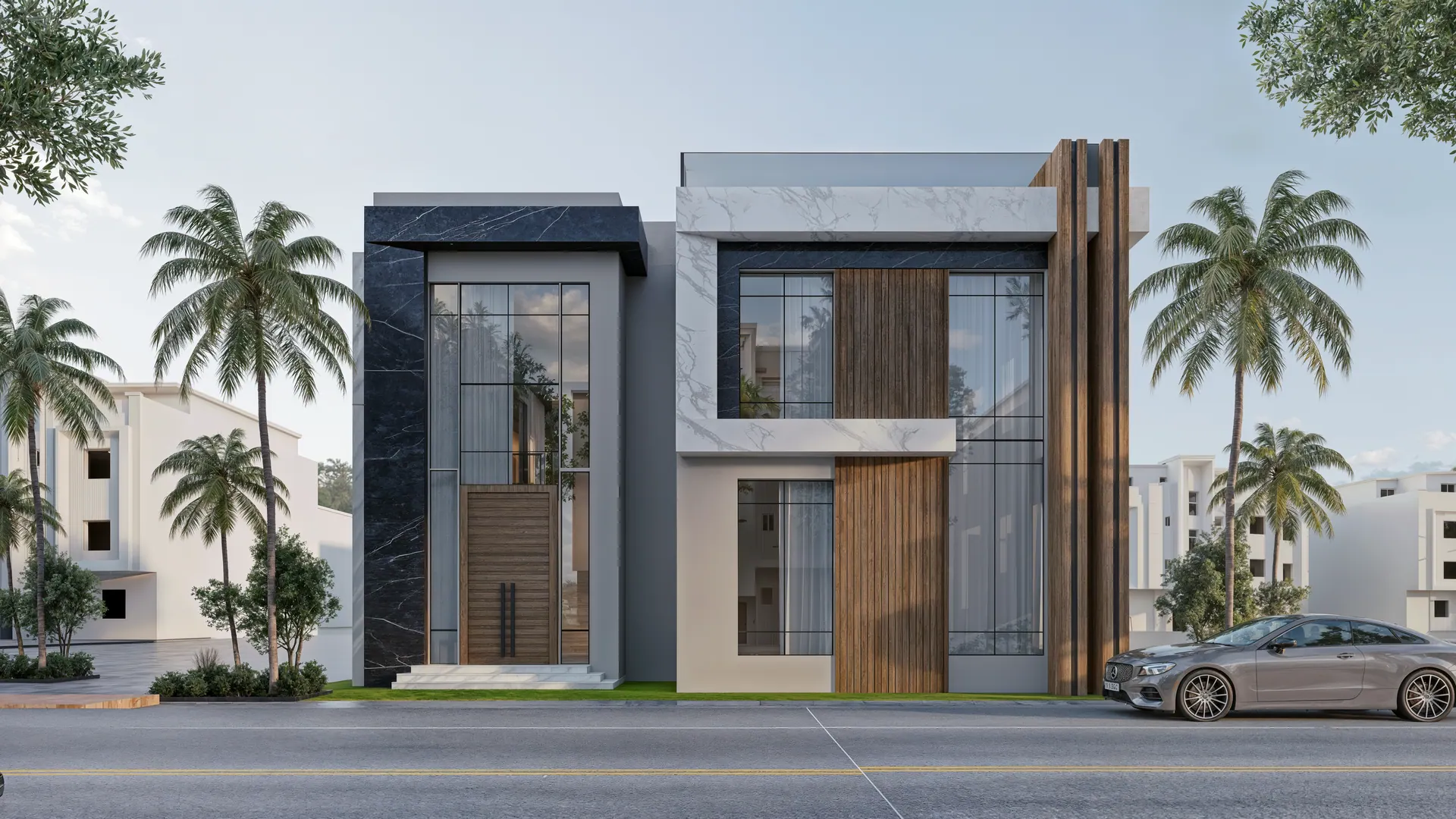 Modern Villa Facade
