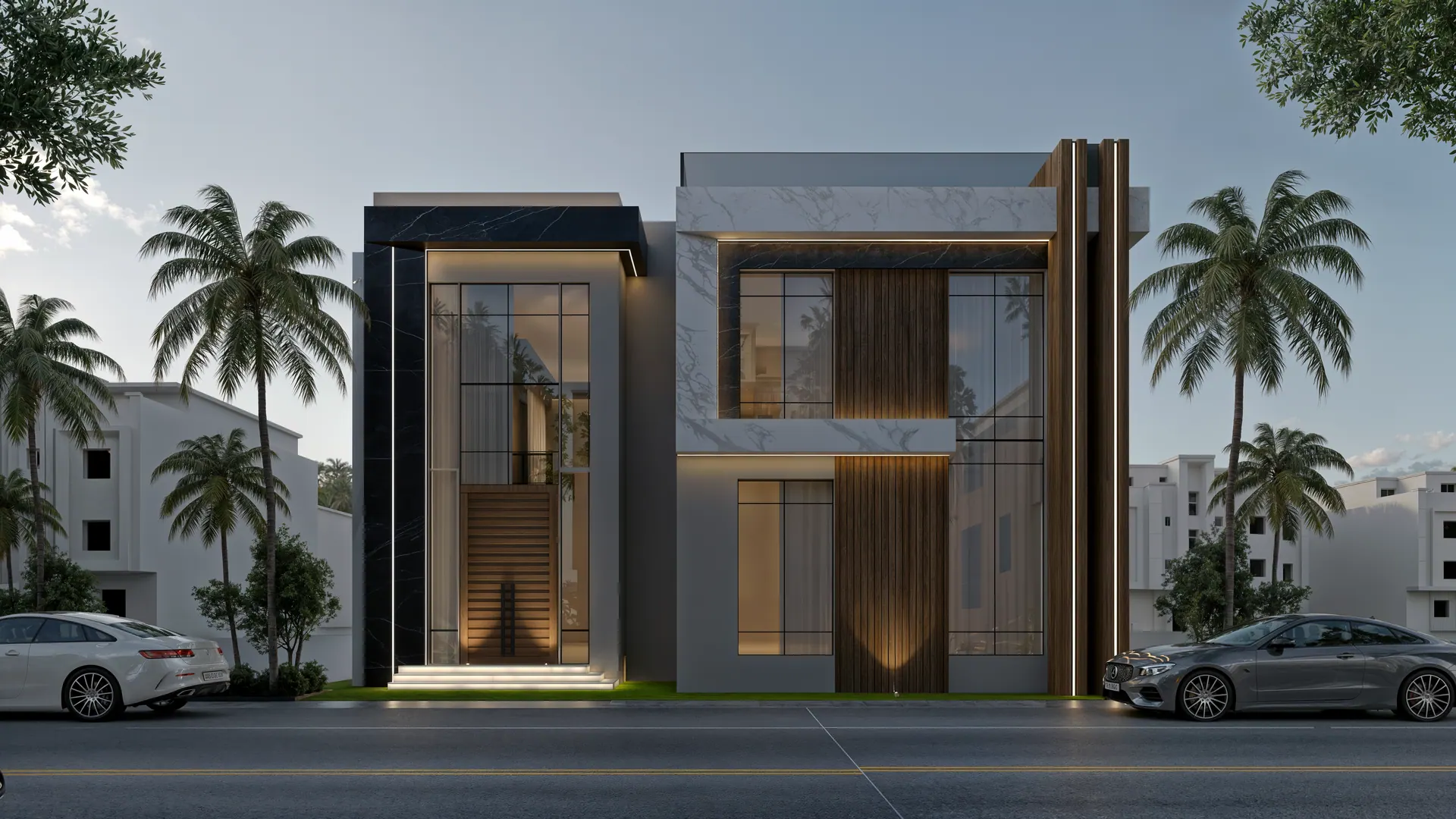 Modern Villa Facade