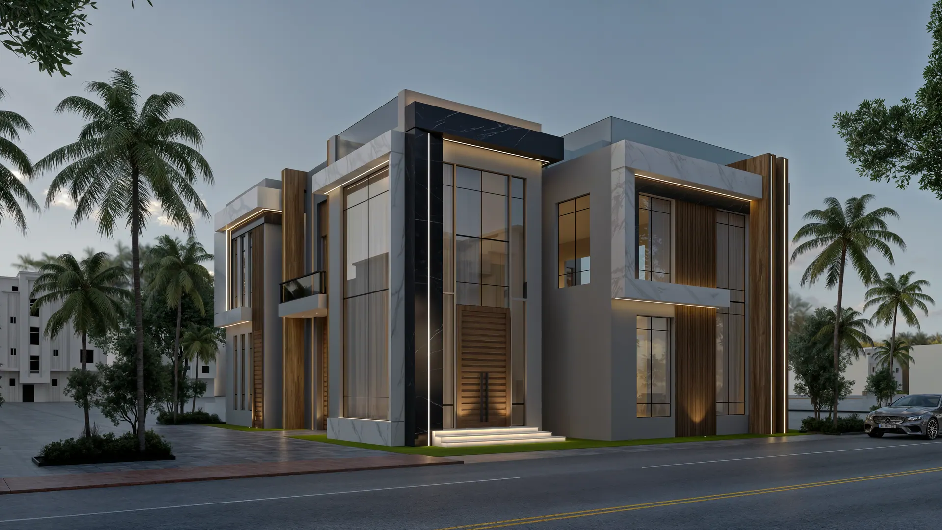 Modern Villa Facade
