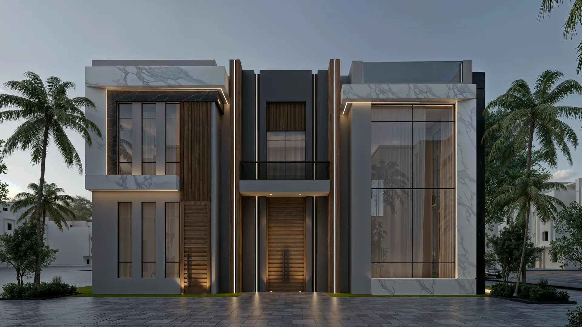 Modern Villa Facade